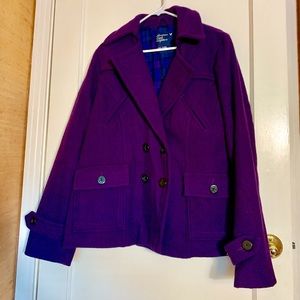 🌟MOVING SALE🌟 American Eagle Purple Pea Coat